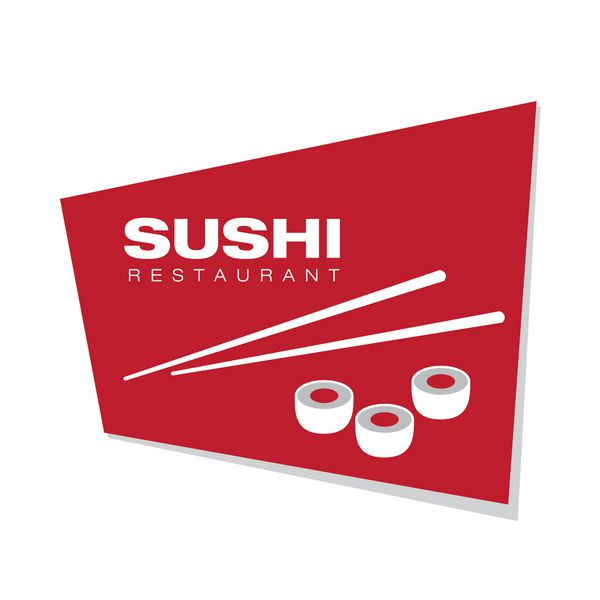 لوگوی رستوران سوشی