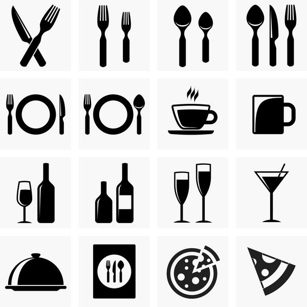 نمادهای رستوران