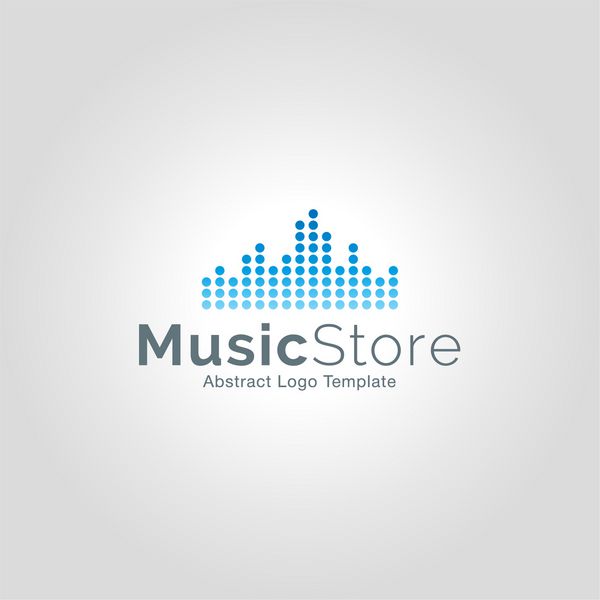 قالب لوگوی soundwave فروشگاه موسیقی eqizer موسیقی شرکت گرافیک صدا صدا سیستم هویت برندینگ شرکتی