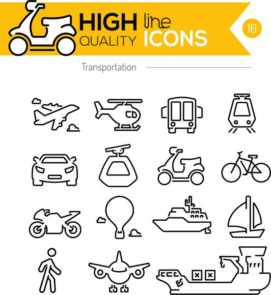 نمادهای خط حمل و نقل