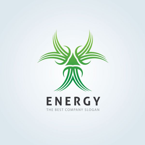 الگوی لوگوی وکتور انرژی