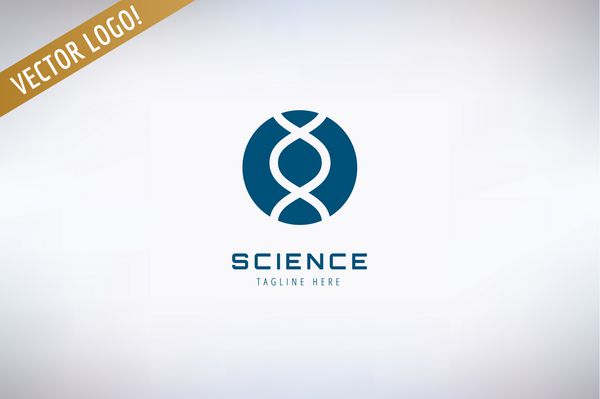 الگوی لوگوی وکتور زنجیره dna علم تجربه مولکولی آزمایشگاه شیمی علم نماد آزمایشگاهی عنصر طراحی سهام نماد وکتور آرم شرکت