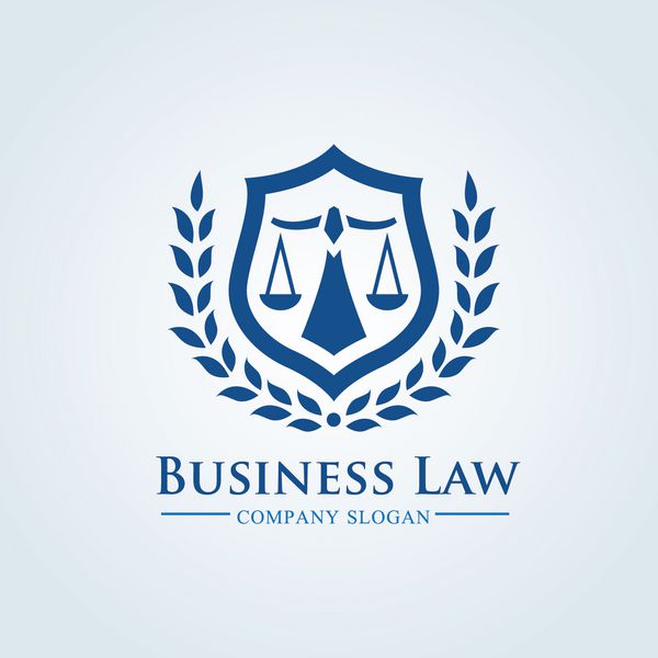 قانون تجارت نماد وکیل آرم وکتور ترازو مفهوم حقوقی نماد قانون دفتر وکالت آرم شرکت حقوقی آرم وکیل لوگوی حقوقی الگوی لوگو برداری