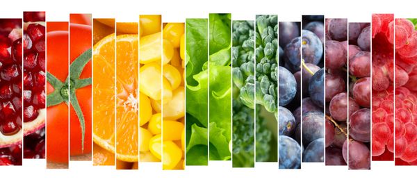 مفهوم میوه و سبزیجات مواد غذایی تازه