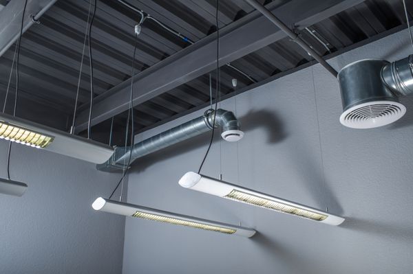 سیستم های تهویه در لامپ های داخلی با فلورسنت