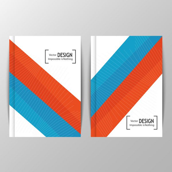 طراحی قالب بروشور وکتور طراحی جلد کتاب برای کتاب پوستر جزوات جزوات