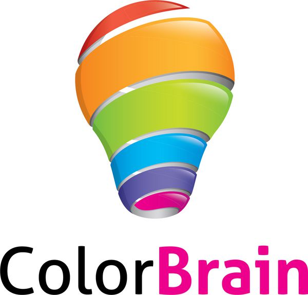 لوگوی مغز رنگی