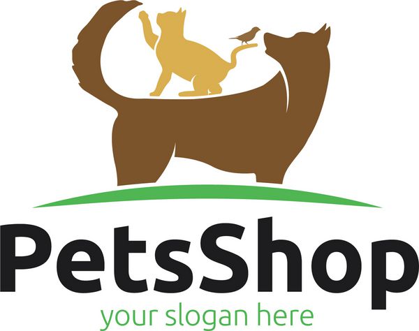 لوگوی فروشگاه حیوانات خانگی