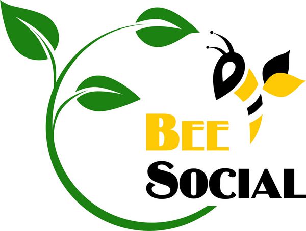 لوگوی اجتماعی زنبور عسل