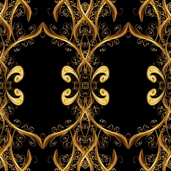 پس زمینه زیبای انتزاعی سلطنتی زیور آلات گلدار پرنعمت الگوی غنی لوکس کاغذ دیواری وکتور هنری گلدار قدیمی ترین سبک مد پارچه آرابسک برای دکوراسیون و طراحی
