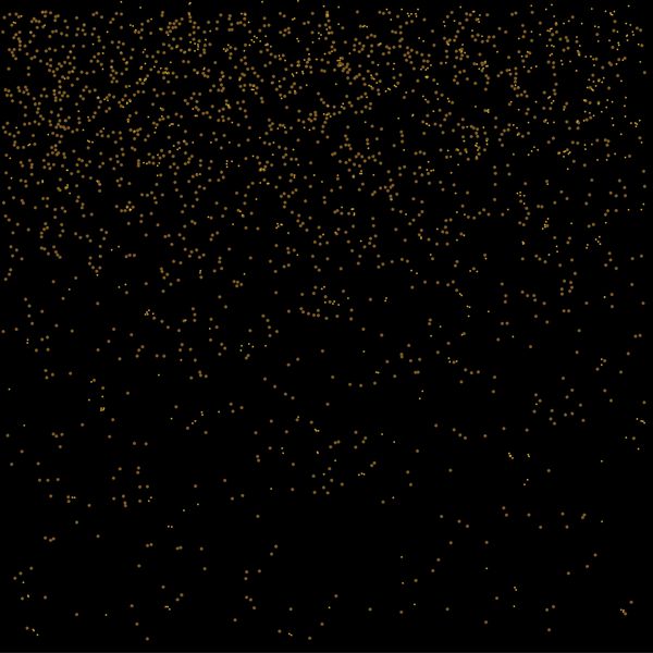کنفتی طلایی - بافت زرق و برق طلایی در پس زمینه سیاه - بافت انتزاعی دانه ای طلایی - ذرات کوچک در حال سقوط