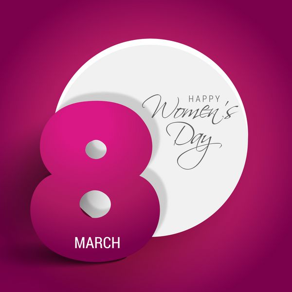 وکتور روز جهانی زن هشتم مارس