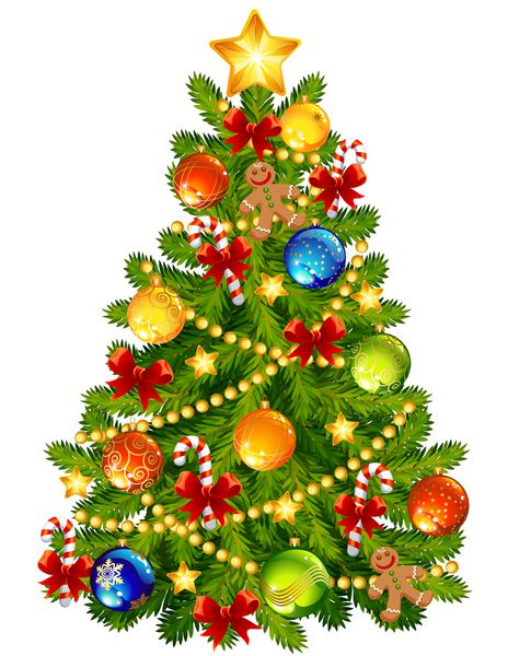 وکتور - درخت کریسمس