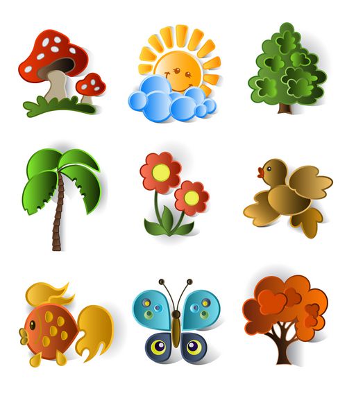 نمادهای گیاهان و حیوانات