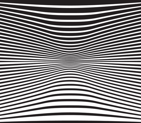 طراحی هنری نوری نواری موج متحرک سیاه و سفید
