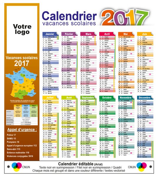 calendrier epditable 2017 - 01
