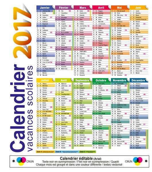 calendrier epditable 2017 - 09