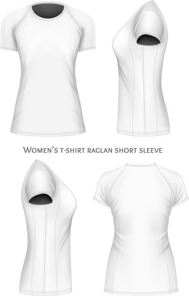 تی شرت زنانه آستین کوتاه راگلان