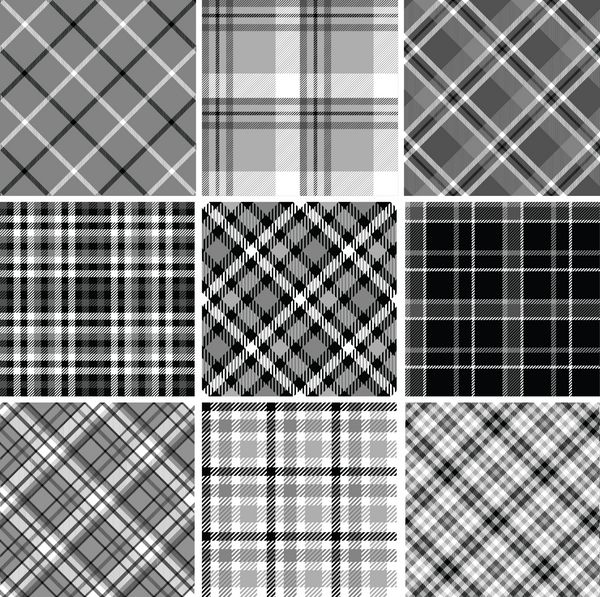 مجموعه ای از الگوهای تارتان بدون درز