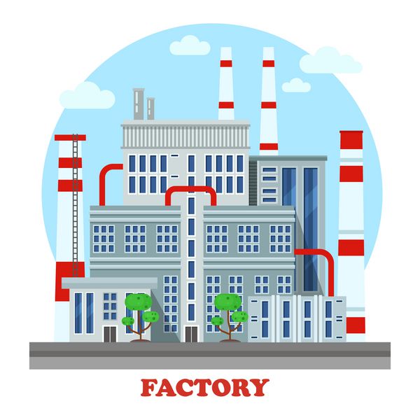 کارخانه تولید یا کارخانه با لوله