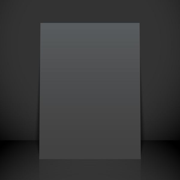 بردار طرح تخت عمودی سیاه پوستر سه نفره پوستر آگهی های تمسخر تا سایه جدا شده زمینه تیره