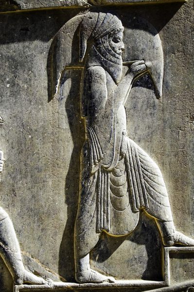  عکس تخت جمشید در زمان هخامنشیان