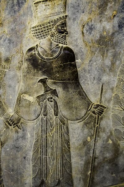  عکس تخت جمشید در زمان هخامنشیان