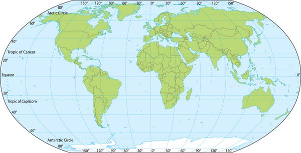 نقشه جهان با مختصات نسخه عمل شامل سودان جنوبی بود