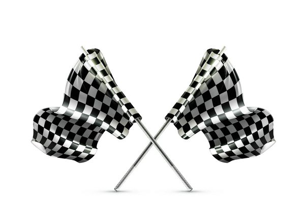 دو پرچم شطرنجی ضربدری