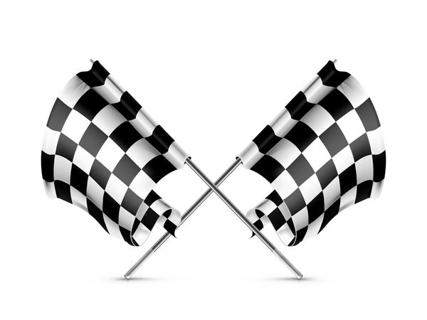 دو پرچم شطرنجی ضربدری