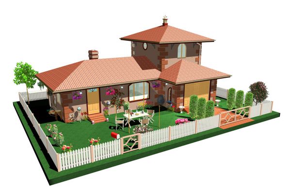 casa vacanze estive-summertime house-3d-2