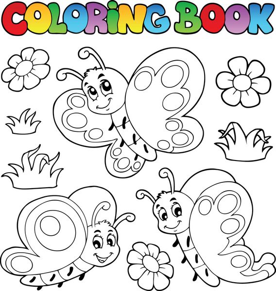 کتاب رنگ آمیزی با پروانه ها 2