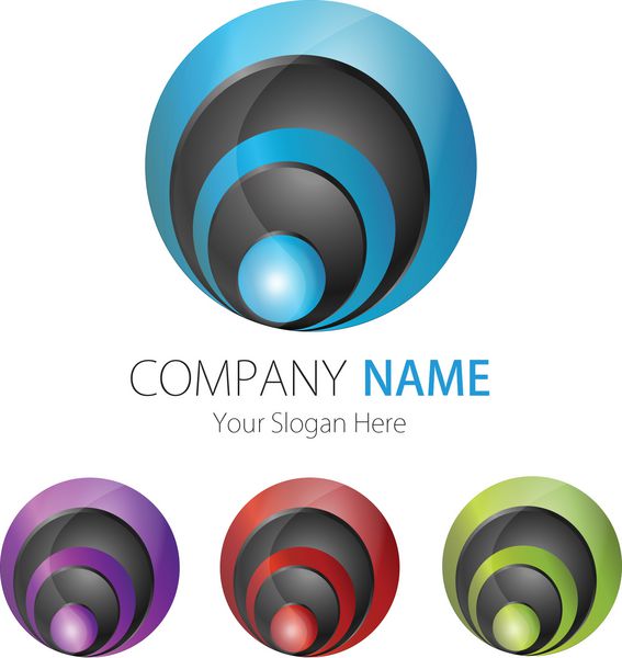 طراحی لوگو شرکت کسب و کار وکتور