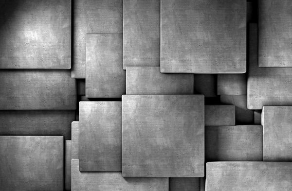 fondo abstracto 3dbloques de cemento