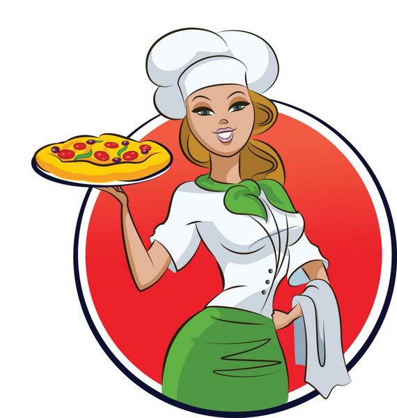 پیتزاپز زن
