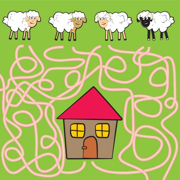 گوسفند و قوچ - هزارتو