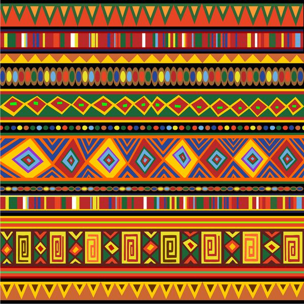 الگوی رنگارنگ قومی آفریقا art-etnico colori arte africa