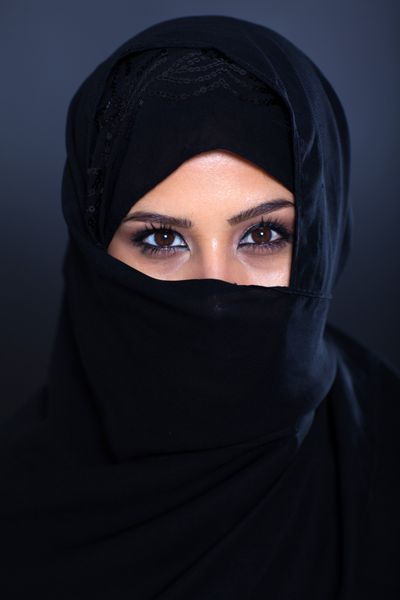 زن مسلمان مرموز