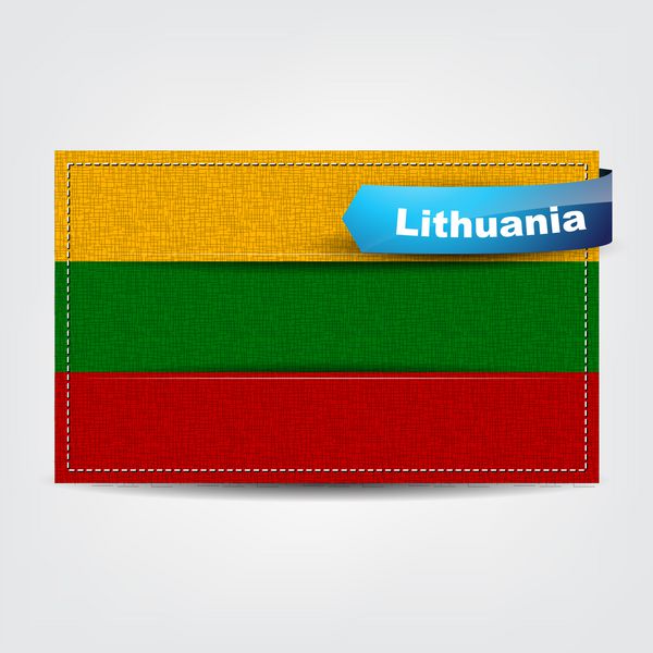 بافت پارچه پرچم لیتوانی