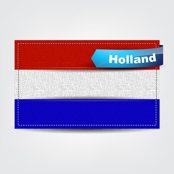 بافت پارچه پرچم هلند