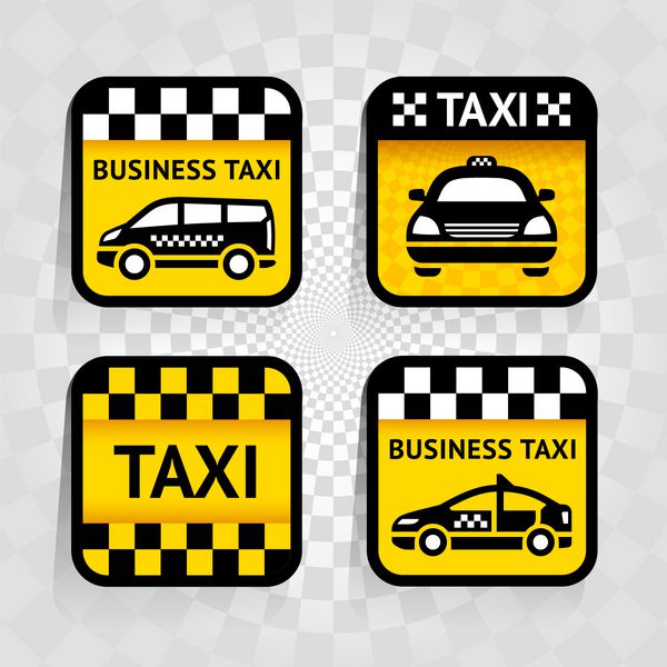 تاکسی - برچسب های مربعی را تنظیم کنید