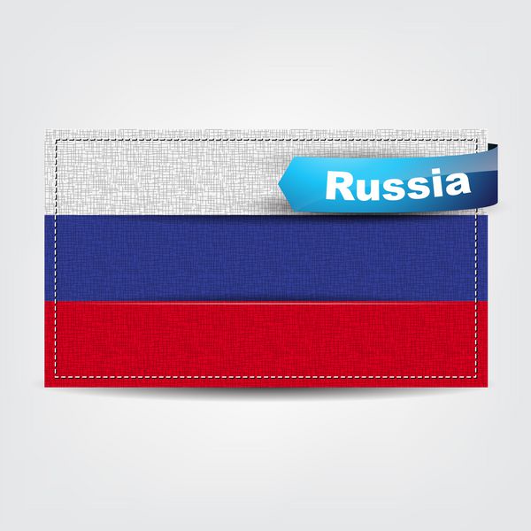 بافت پارچه پرچم روسیه