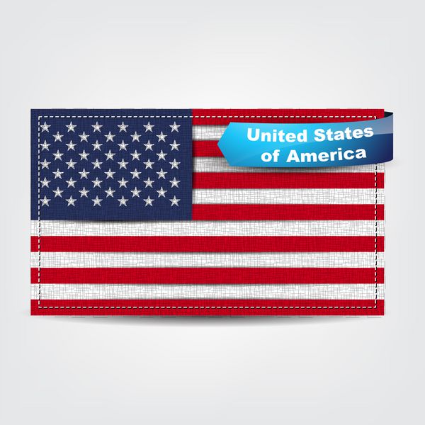 بافت پارچه پرچم ایالات متحده آمریکا
