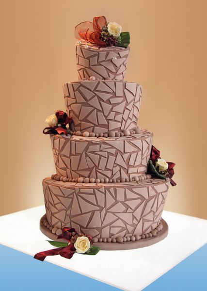 کیک عروسی بزرگ
