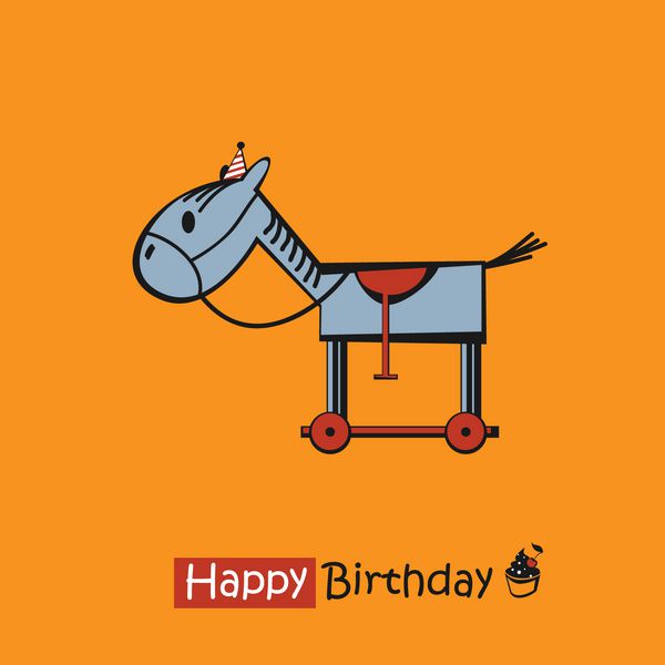 تولدت مبارک اسب لبخند