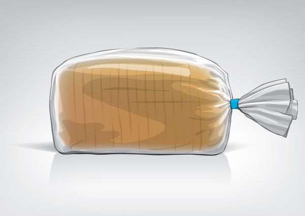 کیسه شفاف برای بسته بندی نان طرح جدید سبک طرح