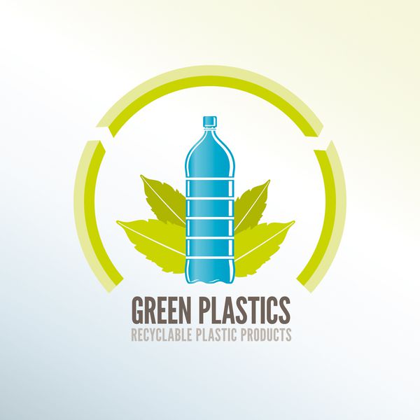 نشان بازیافت سبز برای محصولات پلاستیکی زیست محیطی