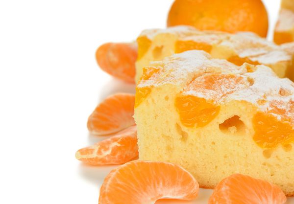 کیک با پرتقال ماندارین