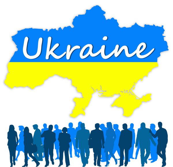 نقشه مردم اوکراین و اوکراین