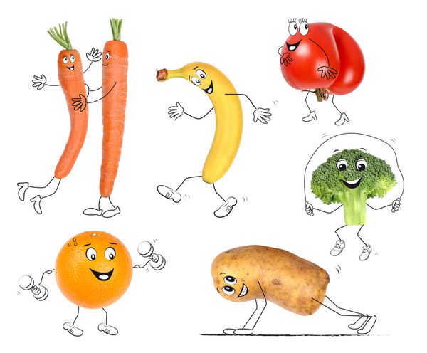 سبزیجات و میوه های ورزشی